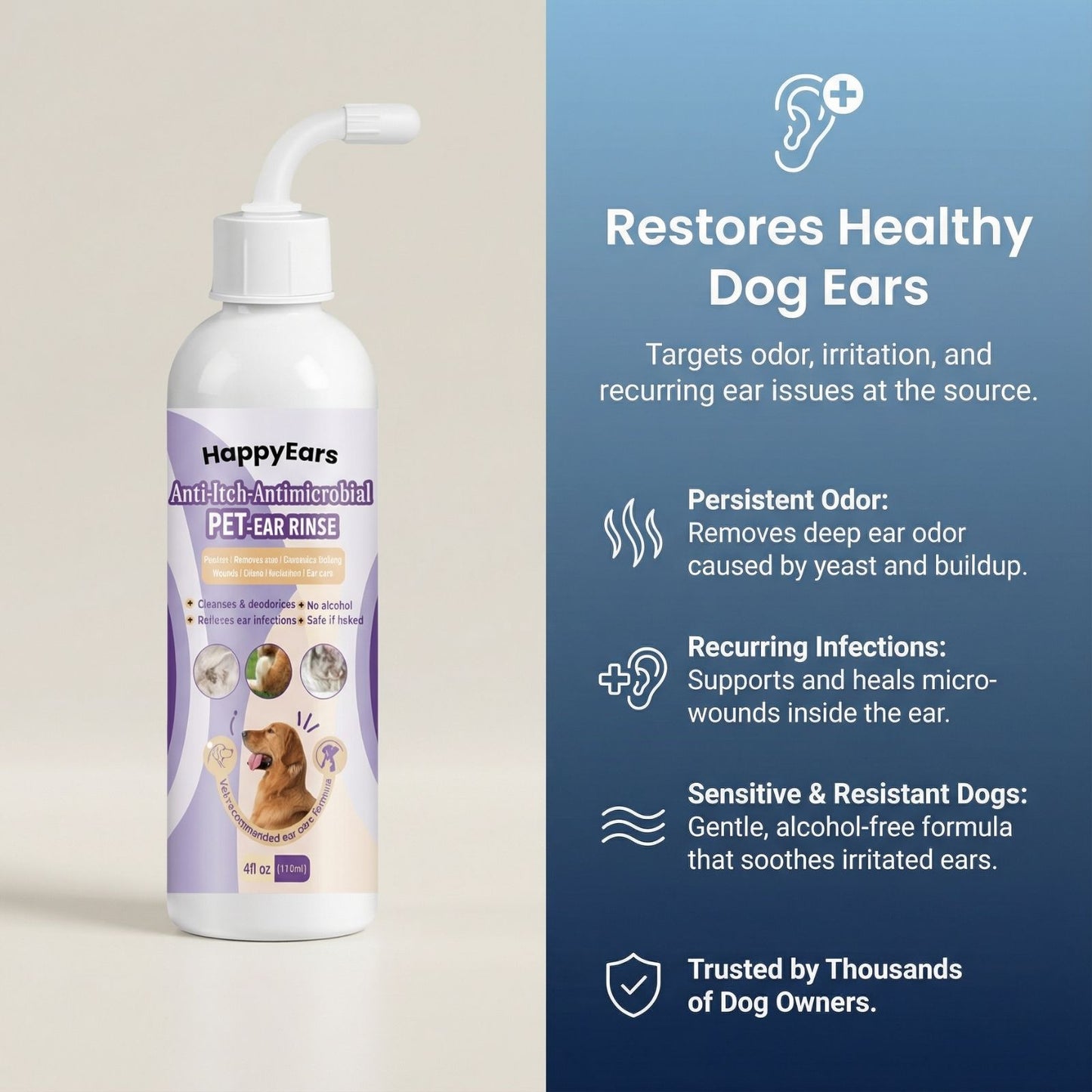 HappyEars™ Dog Ear Relief