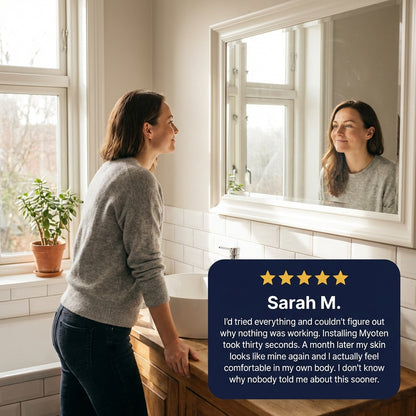 Myoten Filtered Showerhead + 1 FREE Filter (3-Month Kit)